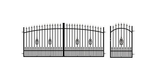 EZ BRAMA DWUSKRZYDŁOWA + FURTKA