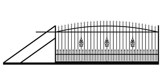 EZ BRAMA PRZESUWNA LEWA