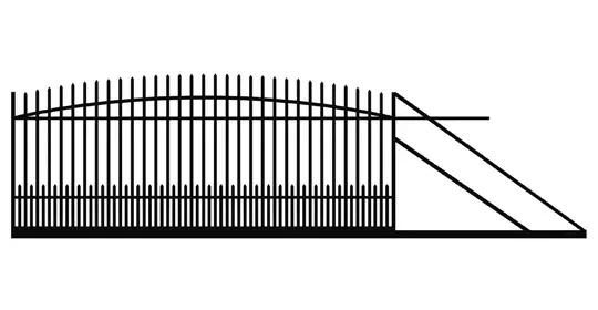 KŁZ BRAMA PRZESUWNA PRAWA