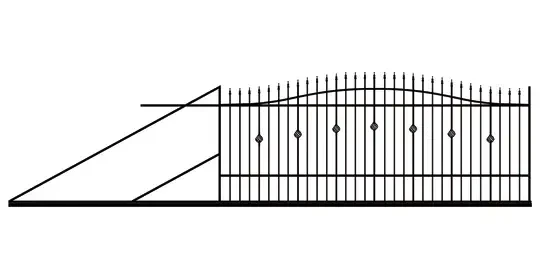 NIKOZJA BRAMA PRZESUWNA LEWA