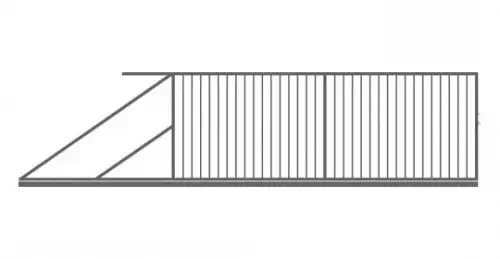 BAKU BRAMA PRZESUWNA LEWA