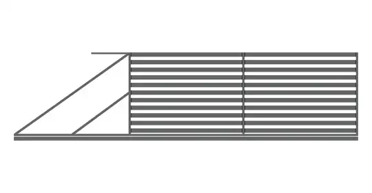 DUBAJ BRAMA PRZESUWNA LEWA