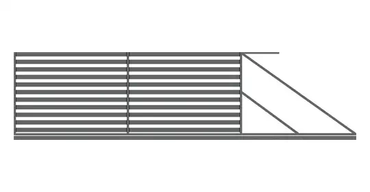 DUBAJ BRAMA PRZESUWNA PRAWA