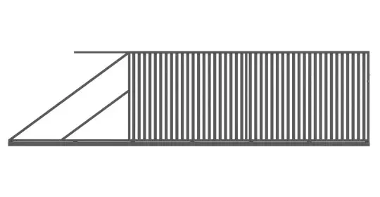 LUIZA BRAMA PRZESUWNA LEWA
