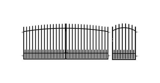 KŁZ BRAMA DWUSKRZYDŁOWA + FURTKA