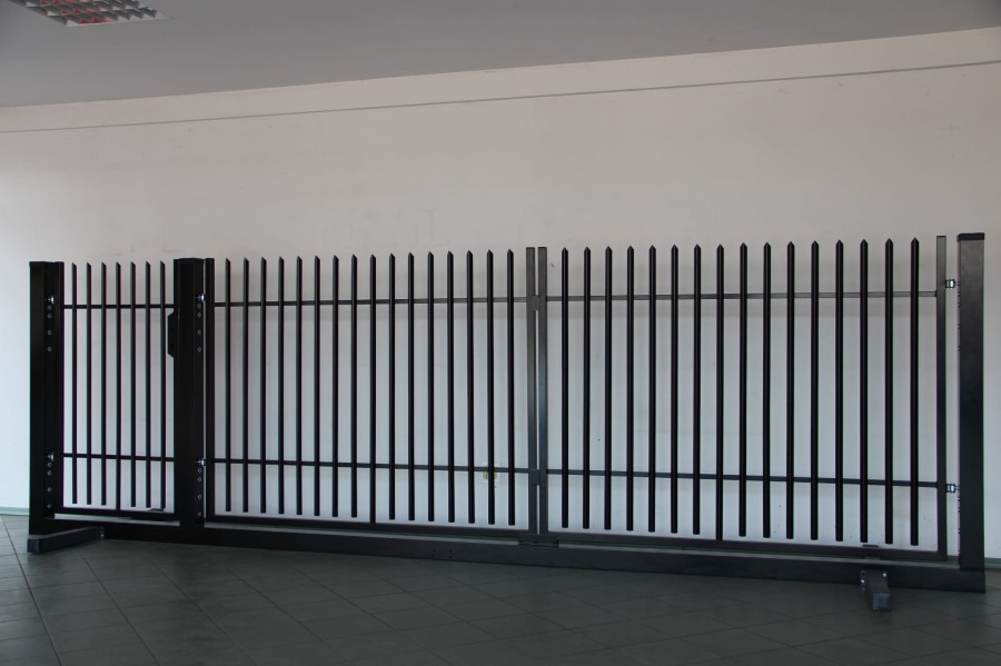 ZESTAW BRAMA DWUSKRZYDŁOWA 4,00M FURTKA SŁUPKI AKCESORIA POLBRAM K