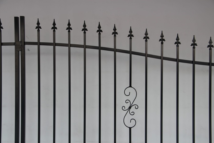 ZESTAW BRAMA DWUSKRZYDŁOWA 3,50M FURTKA SŁUPKI AKCESORIA TUNIS POLBRAM