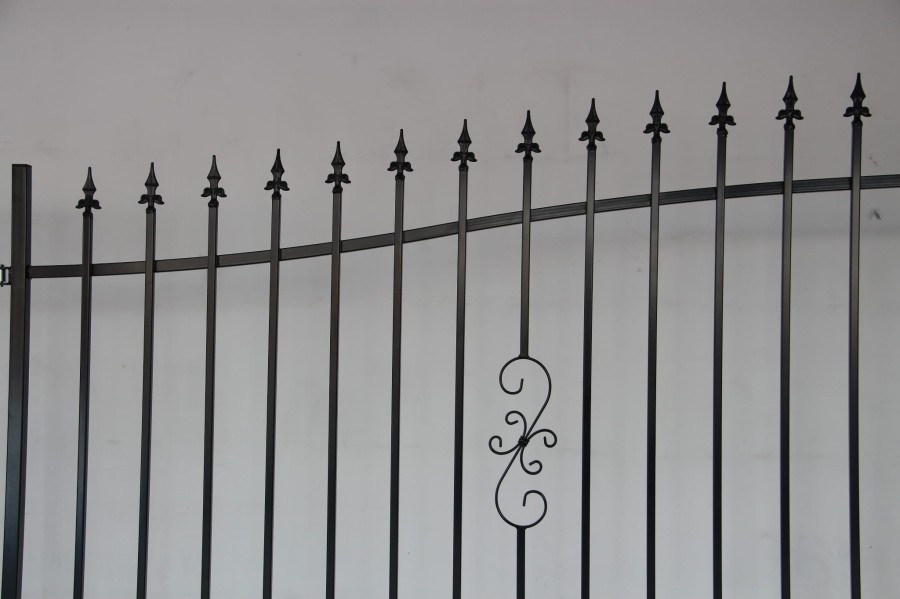 ZESTAW BRAMA DWUSKRZYDŁOWA 3,50M FURTKA SŁUPKI AKCESORIA TUNIS POLBRAM