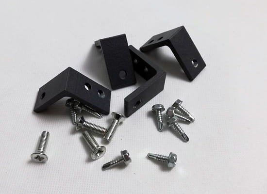 Łączniki typ "L" pakowane po 4sztuki w komplety