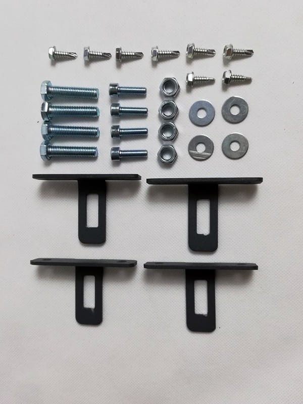 Łączniki typ "T" pakowane po 4sztuki w komplety