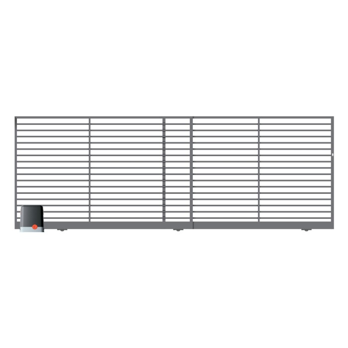 Brama przesuwna segmentowa z automatem Berno