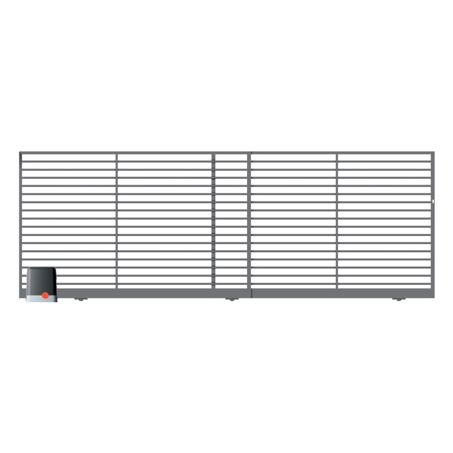 Brama przesuwna segmentowa z automatem Berno