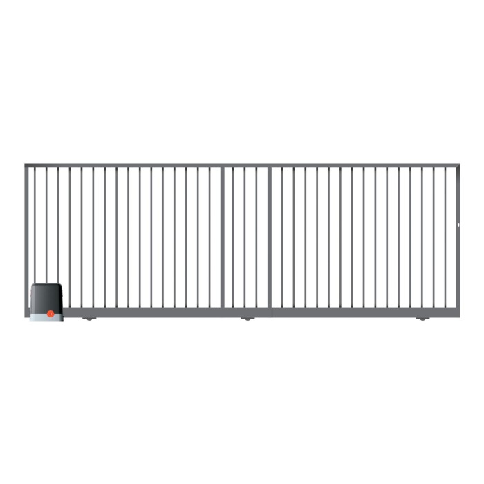 Brama przesuwna segmentowa z automatem 4,00m Baku