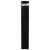 Słup gładki 100x100 ral9005sturktura+ocynk