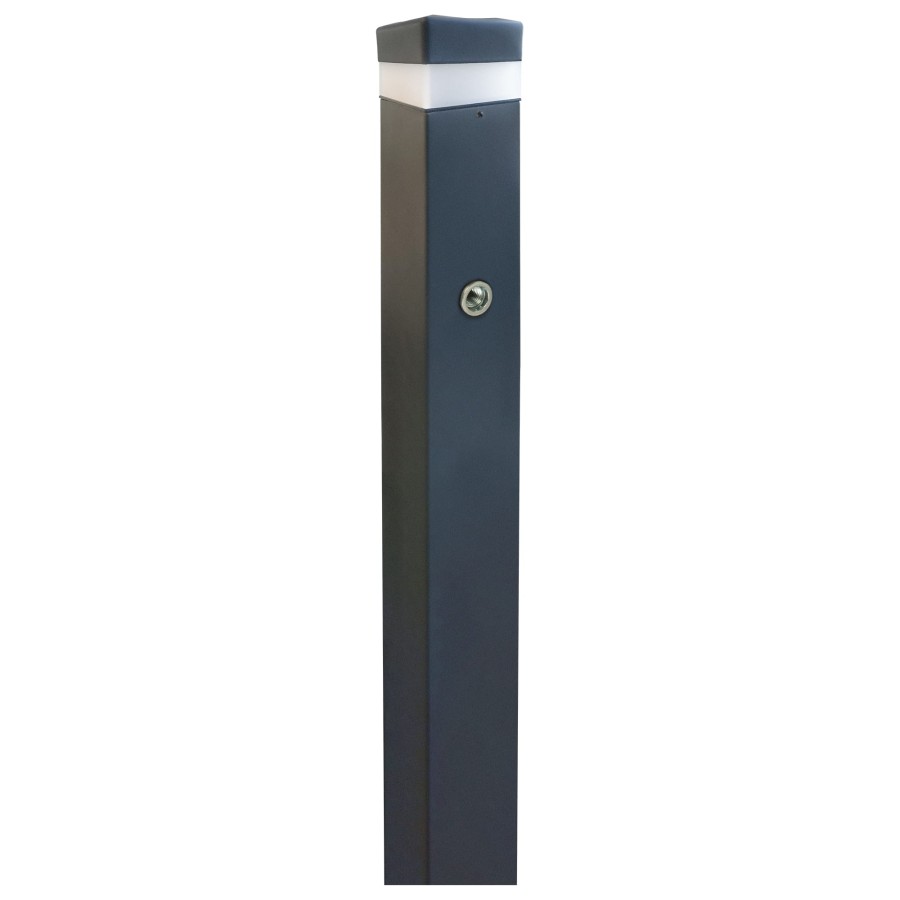 Słup bramowy 100x100 ral7016strukutra+ocynk