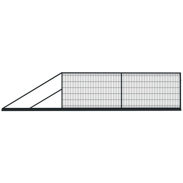 Brama przesuwna 4,00m 3D ocynk + RAL9005