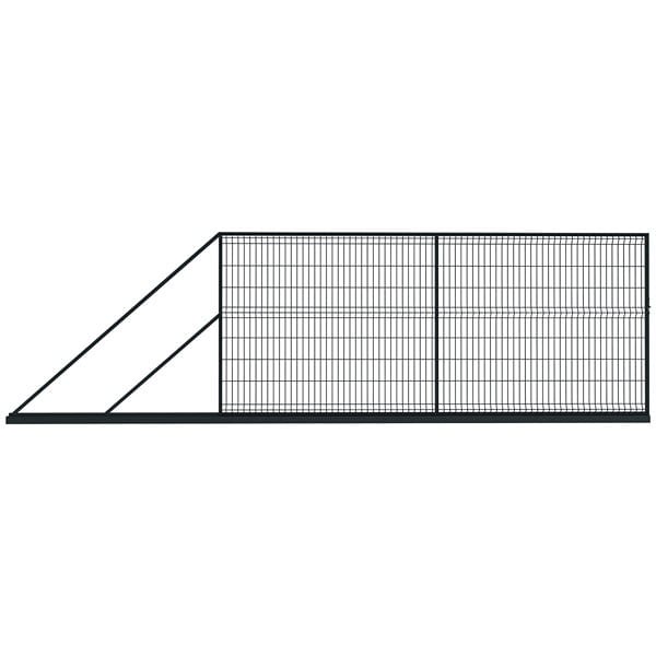 Brama przesuwna 4,00m 3D ocynk + RAL9005