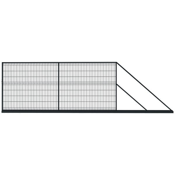 Brama przesuwna 4,00m 3D ocynk + RAL9005