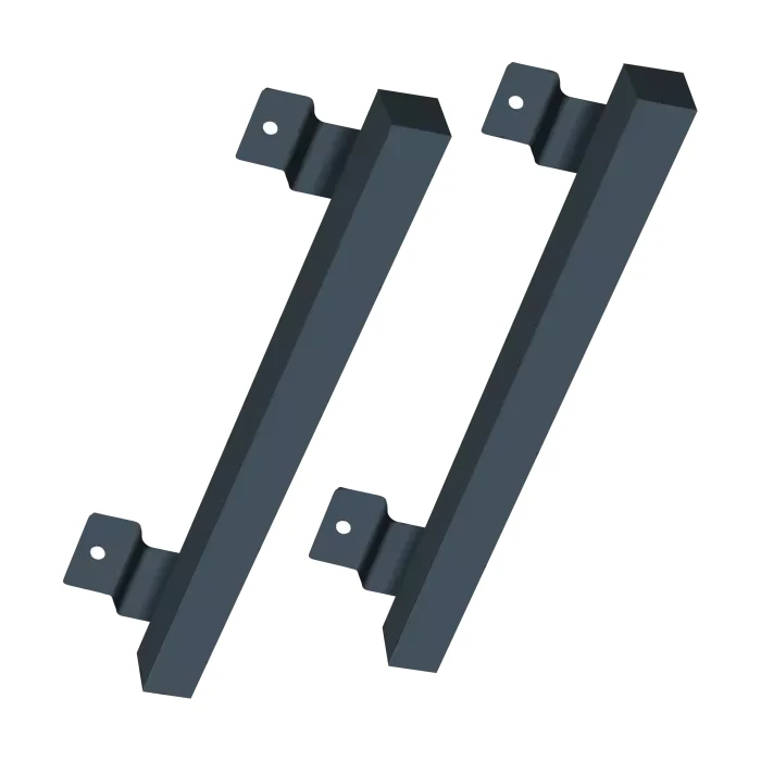 Pochwyt mały do furtki POLBRAM - kolor antracyt ral7016struktura+ocynk